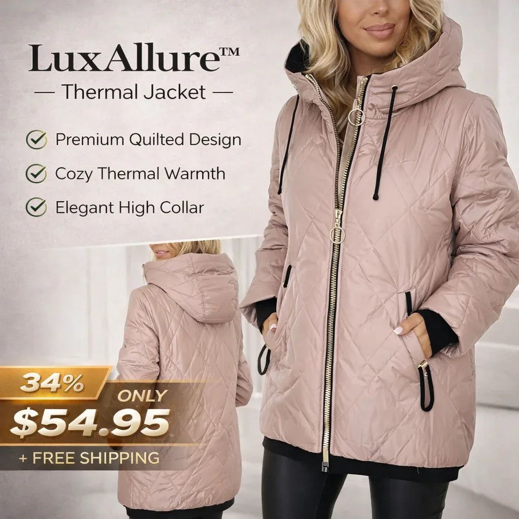 LuxAllure™ Thermal Jacket with Premium Quilting and High Collar