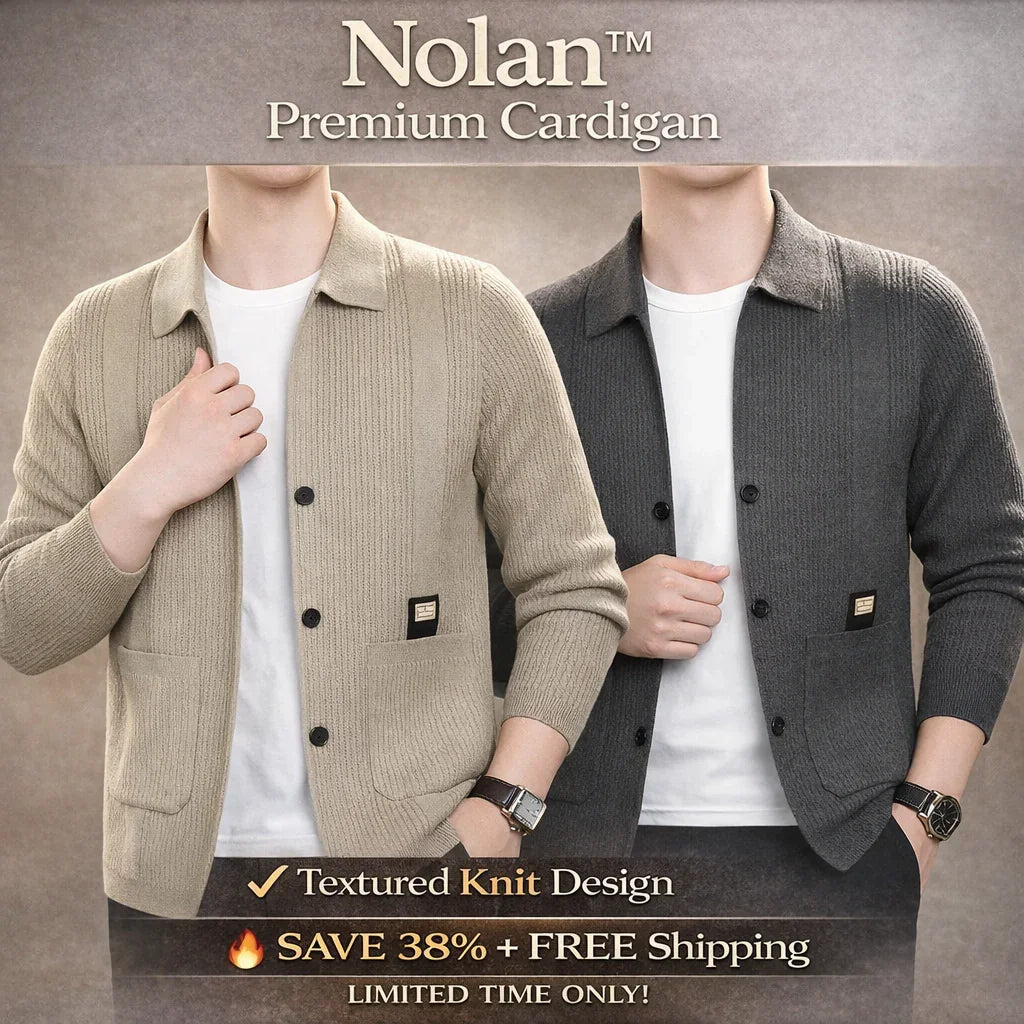 Nolan™ Cardigan in Textured Knit with Premium Finish / Casual Sophistication for Cooler Days!