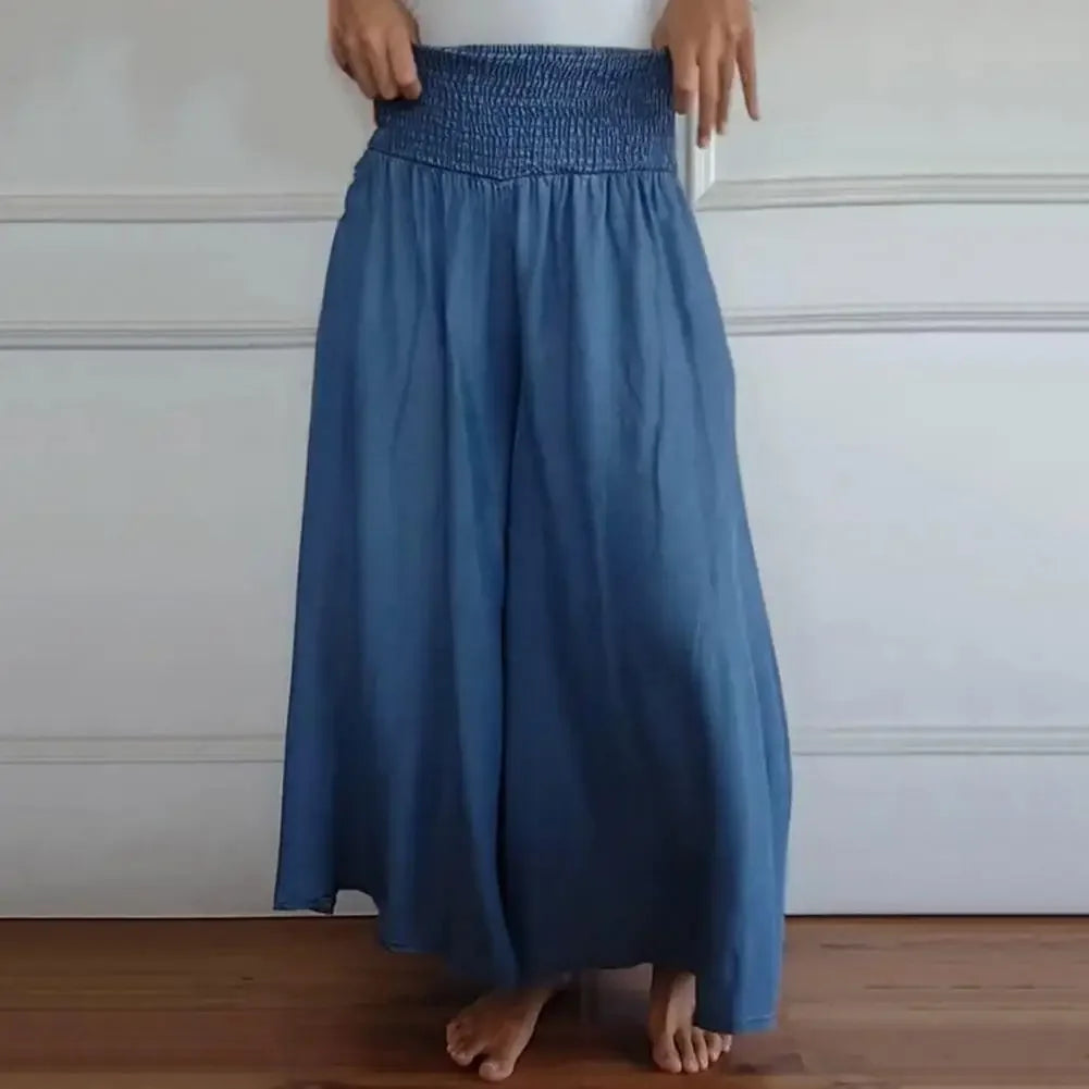 Vanilla™ Skirt-Pants in Cotton Linen with High Shaping Waist / Freedom and Comfort for Your Body, Style that Enhances Every Movement!