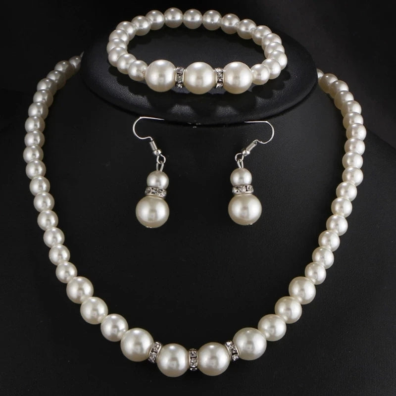 Seraphina™ 3-Piece Pearl Jewelry Set / Classic Beauty, Eternal Charm