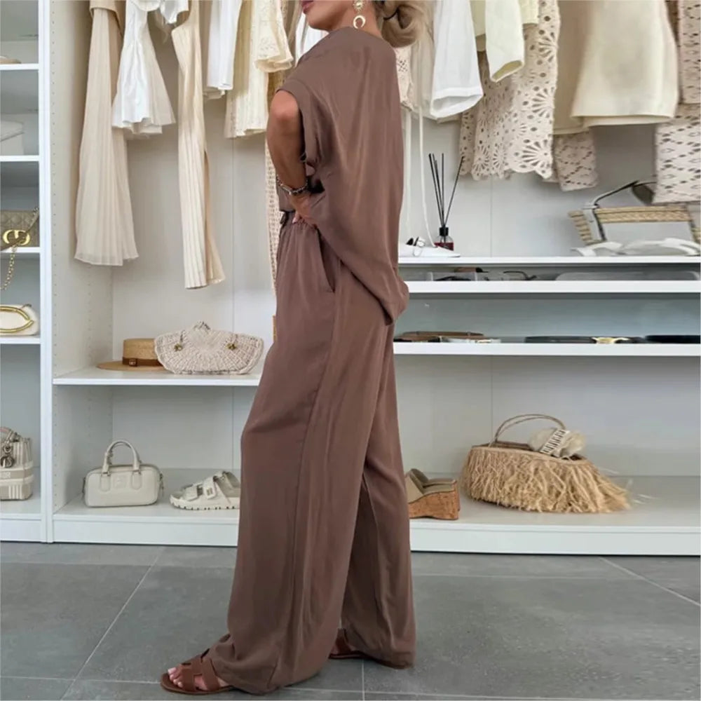 Duna™ Set in Premium Modal Knit with Loose Fit / Versatile Minimalism for All Occasions!