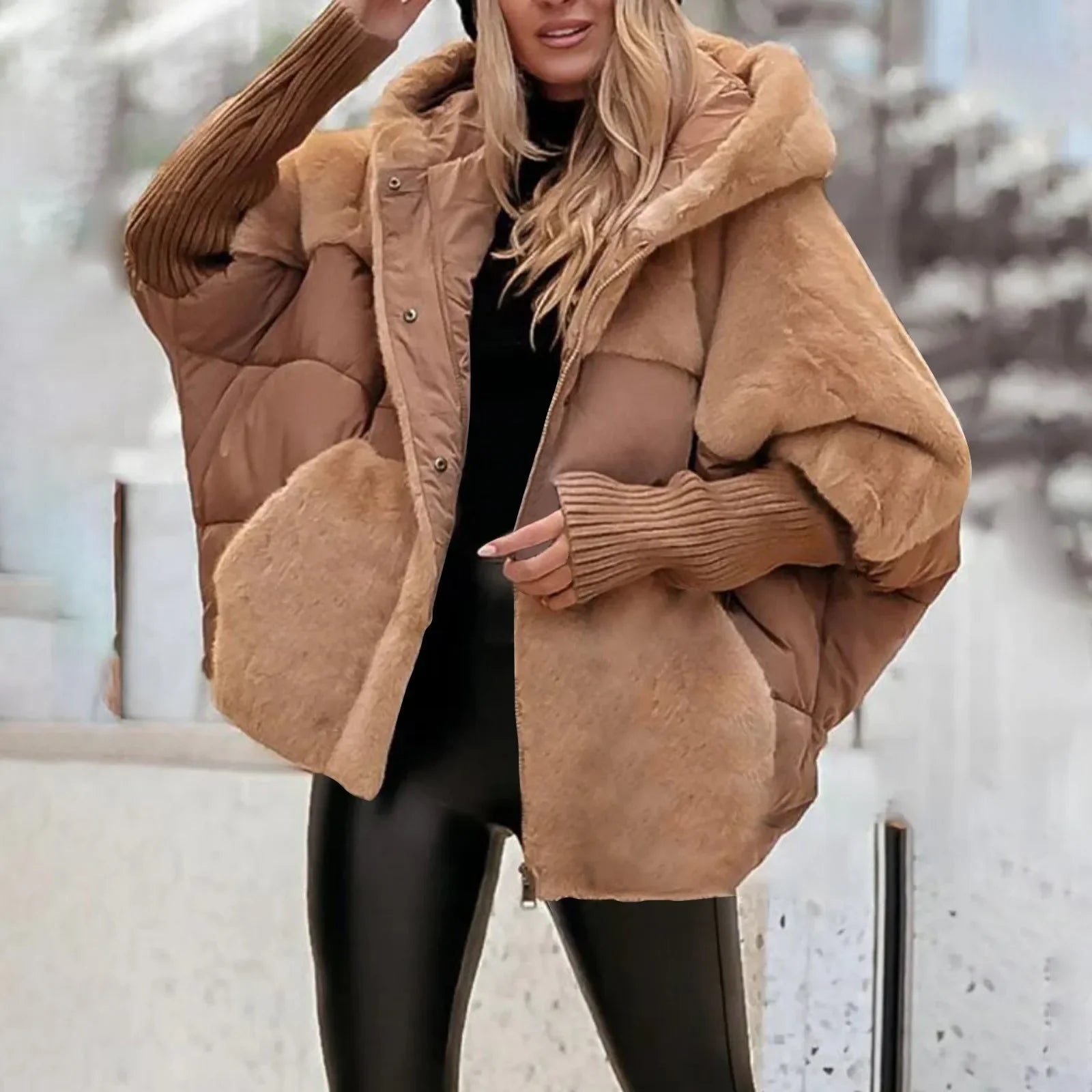 Berlin™ Coat with Premium Puffer and Plush Finish / Sophisticated Comfort for Women with Presence!