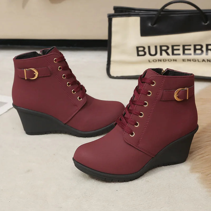 Vittara™ Wedge Ankle Boots with Side Zipper