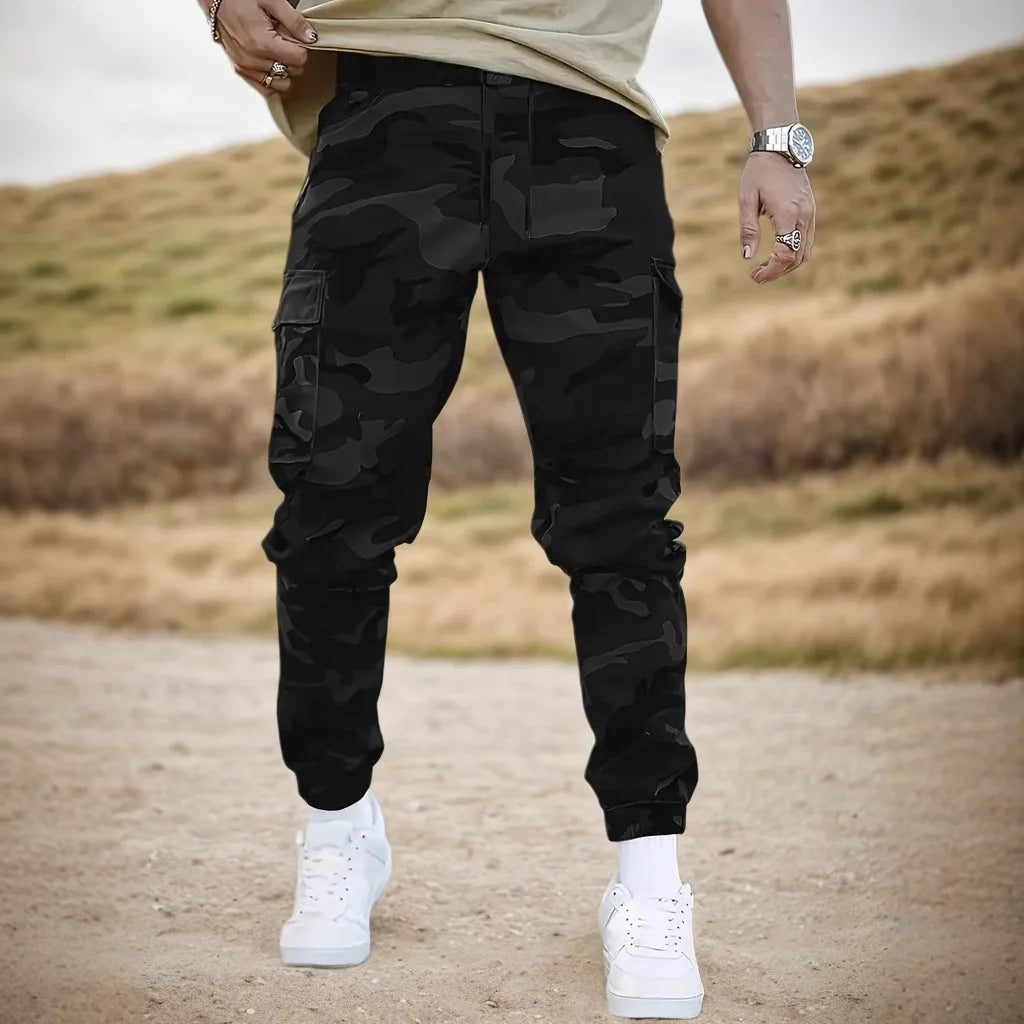 Cargo Pants Kaelor™ with Camo Print, Utility Pockets and Slim Fit