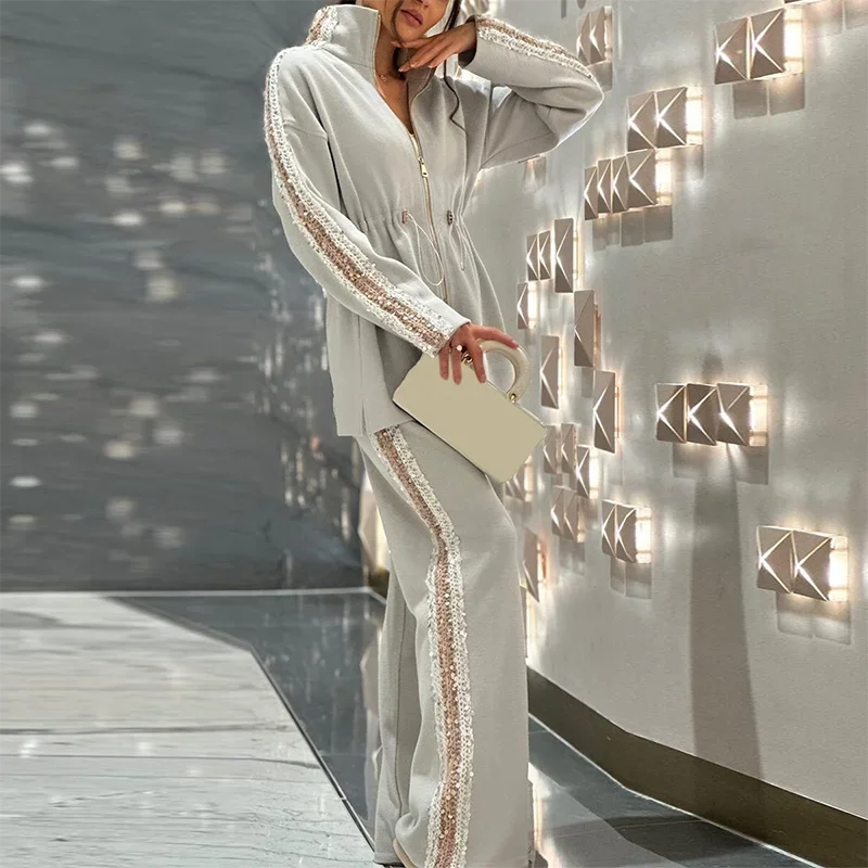 Heavenly™ Premium Knit Set with Sequin Embellishments / The Perfect Balance of Glamour and Sophistication!