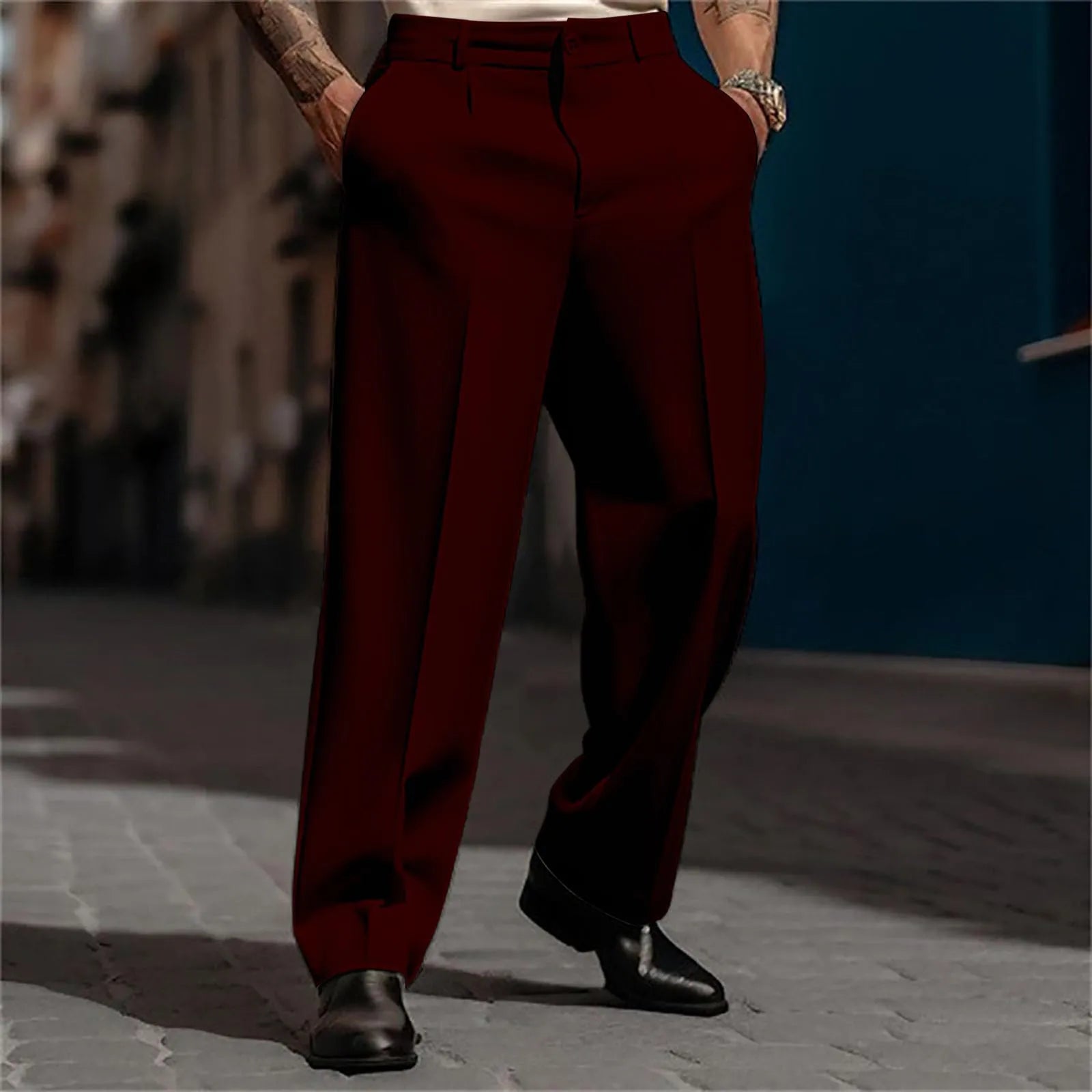 Pants Marcel™ in Premium Tailoring with Front Pleats and Relaxed Fit