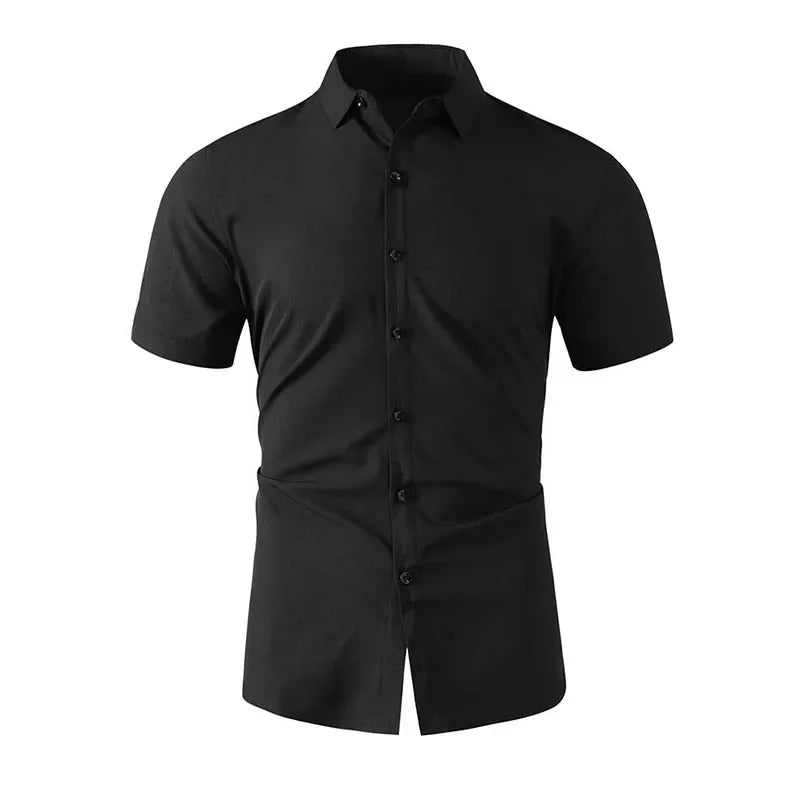 Marco™ Slim Fit Shirt with Classic Collar and Short Sleeves