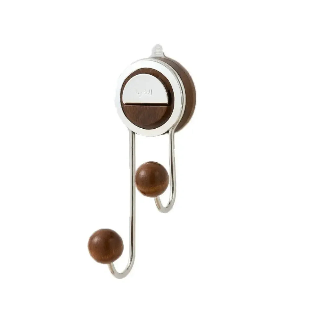 Modern Foyer™ Object Organizer Hook with Sophisticated Wooden Finish and No-Drill Fastening / Practical Organization with a Touch of Luxury for Your Home!