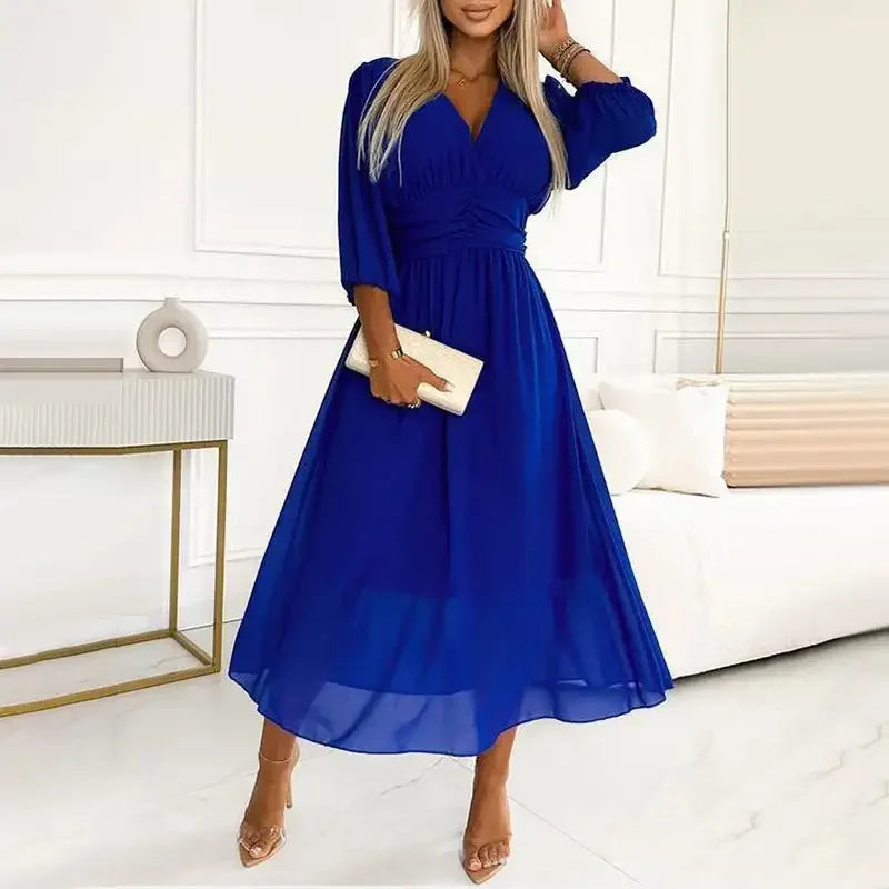 Irene™ Dress in Premium Chiffon with Shaping Structured Waist / Delicacy, Comfort and Elegance in the Same Dress!