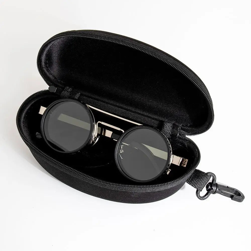 Eclipse™ Sunglasses with Adjustable Brightness and Retro Design / Unique Look and Total Protection in Any Environment!