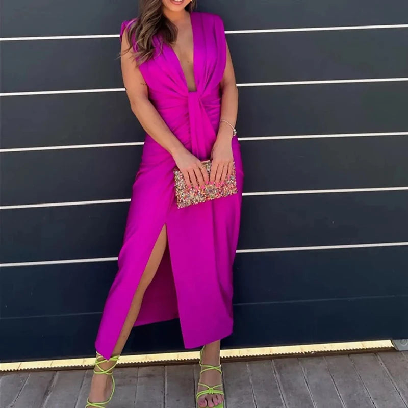 Kaelis™ Dress with Refined Design and Modern Draping