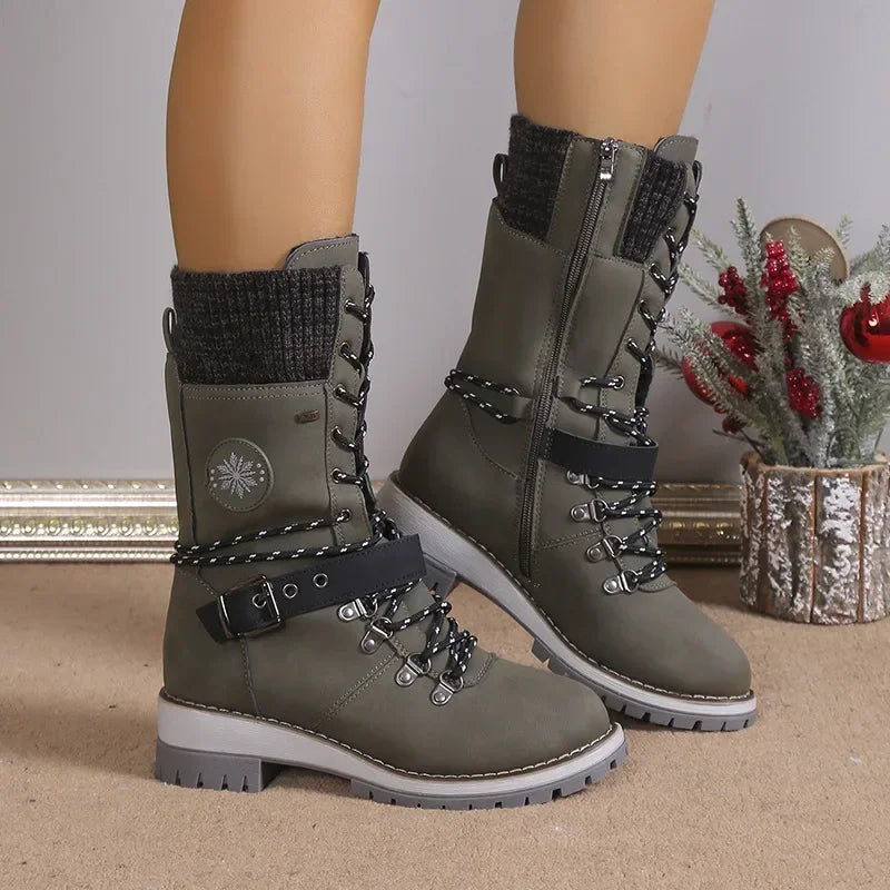 Snowhaven™ Waterproof Boots with Plush Fleece Lining and Anti-Slip Sole / Made for the Cold, Designed for You!