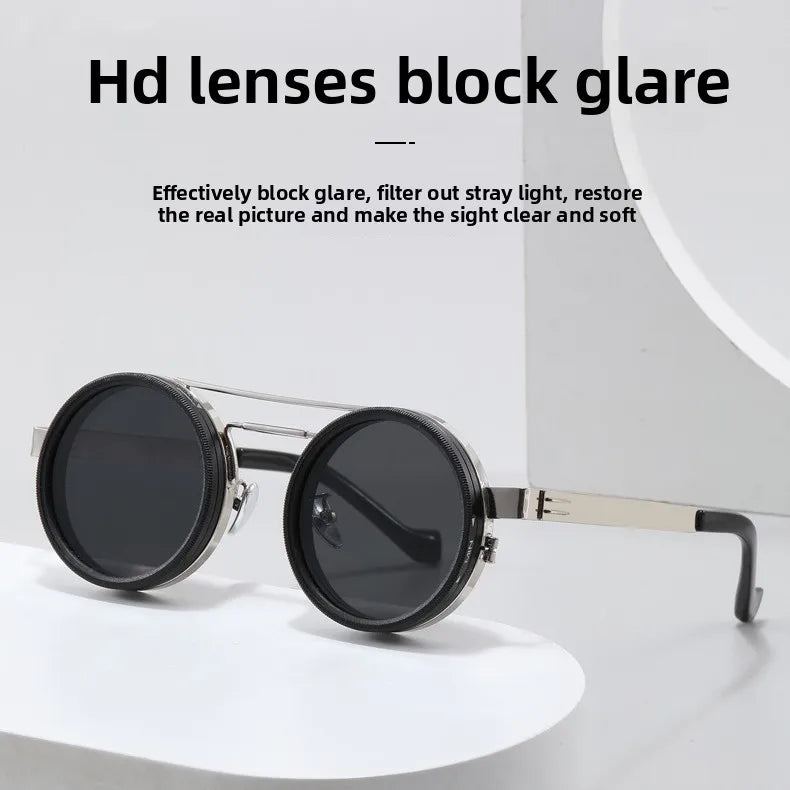 Eclipse™ Sunglasses with Adjustable Brightness and Retro Design / Unique Look and Total Protection in Any Environment!