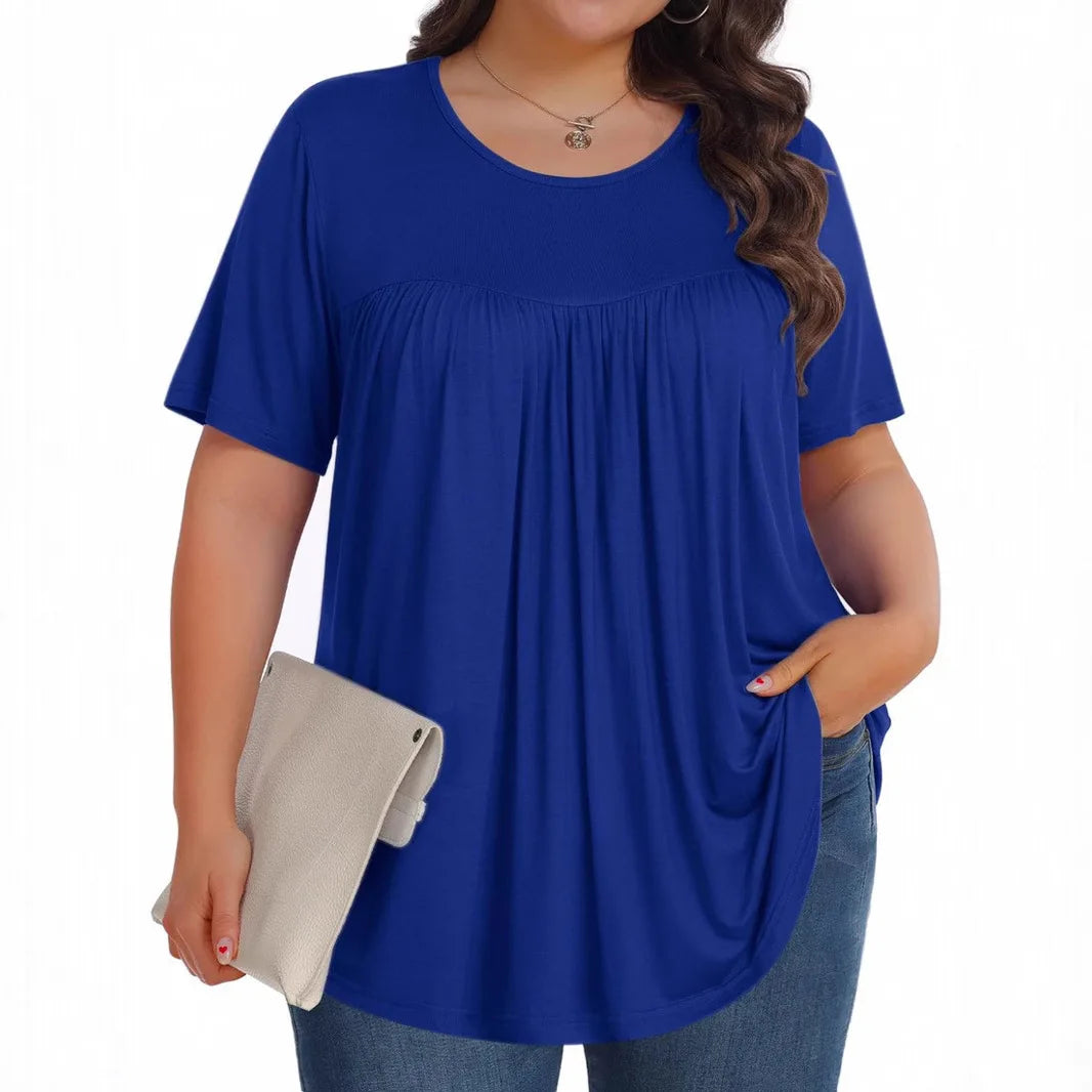 Lirena™ Blouse with Charming Prints and Gathered Silhouette