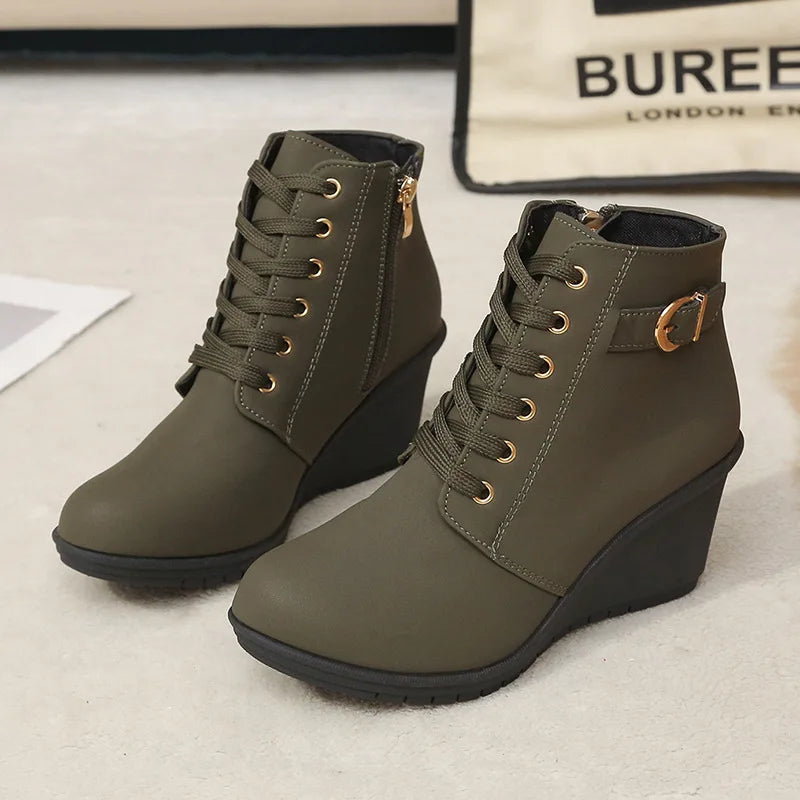 Vittara™ Wedge Ankle Boots with Side Zipper