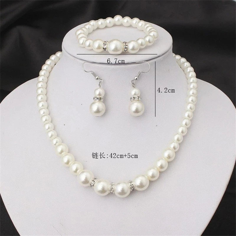 Seraphina™ 3-Piece Pearl Jewelry Set / Classic Beauty, Eternal Charm