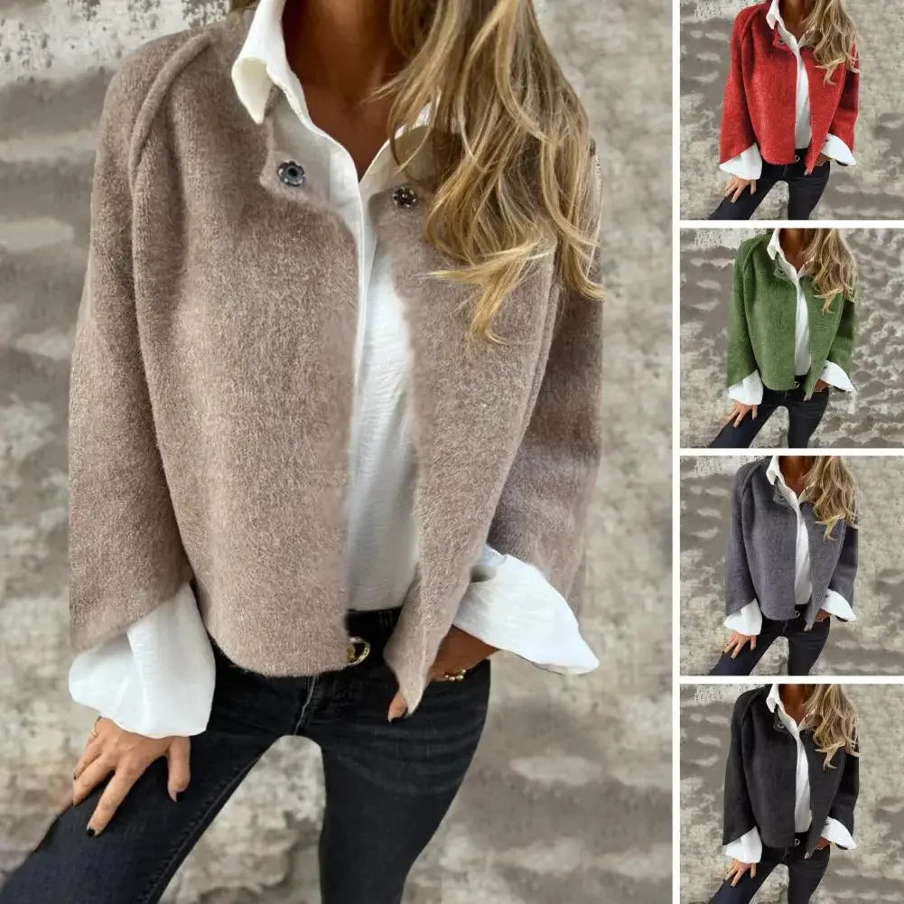 Claire™ Long Coat with Velvety Touch / Comfort and Elegance for Cold Days!