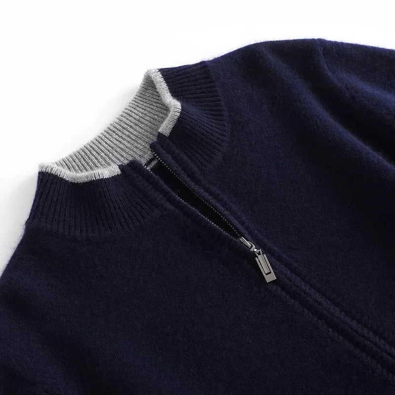 Milano Blend™ Sweater in Premium Knit with Contrasting Inner Finish / The Essence of Classic and Comfortable Style!