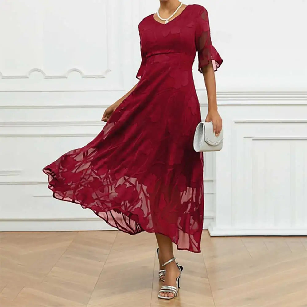 Celira™ Dress with Sophisticated Floral Design