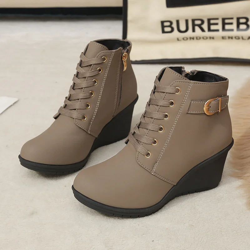 Vittara™ Wedge Ankle Boots with Side Zipper