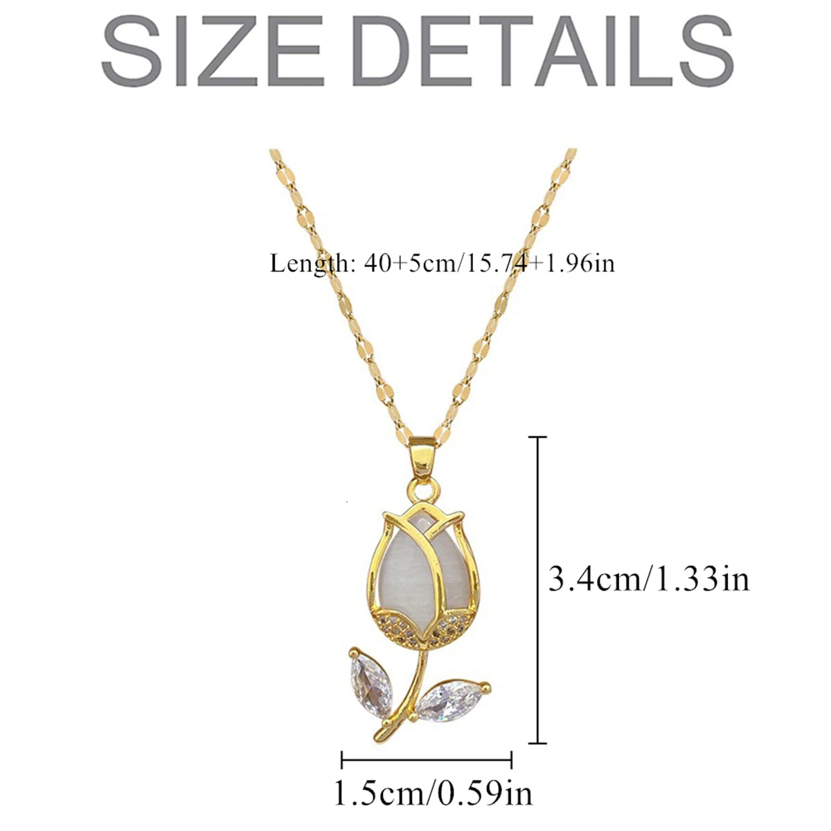 Tulip Princess™ Copper Pendant / Elegance Rooted in Golden Light