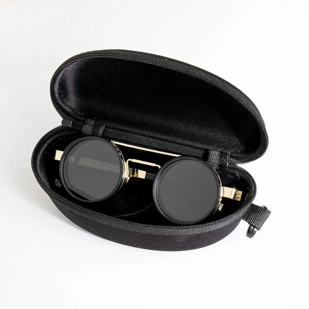 Eclipse™ Sunglasses with Adjustable Brightness and Retro Design / Unique Look and Total Protection in Any Environment!