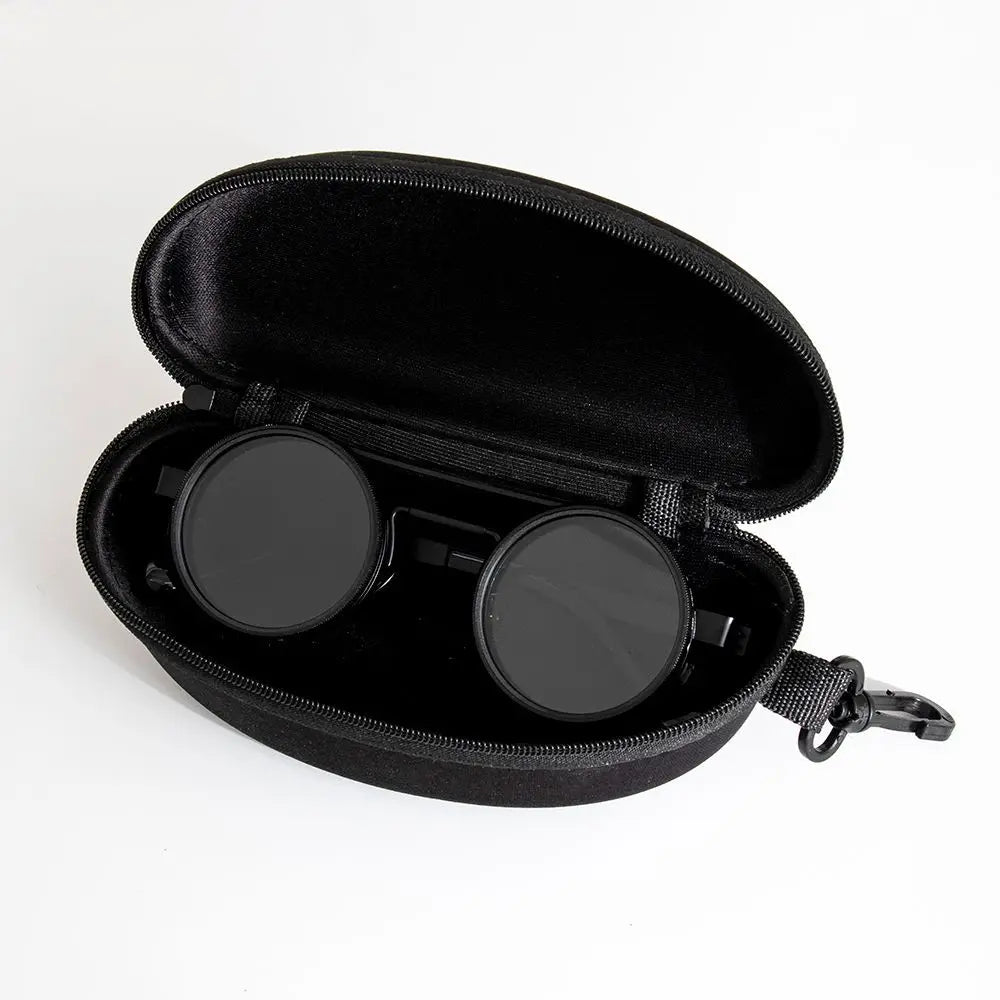 Eclipse™ Sunglasses with Adjustable Brightness and Retro Design / Unique Look and Total Protection in Any Environment!