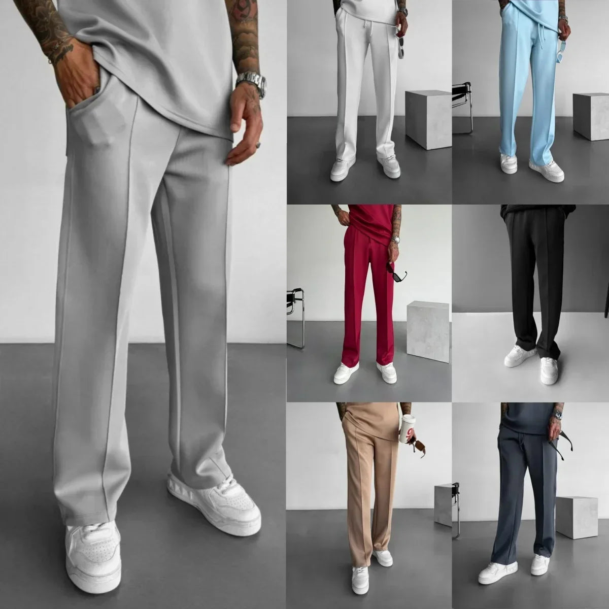 Zurich™ Tailored Style Loose Fit Pants / The New Concept in Men's Fine Sportswear!