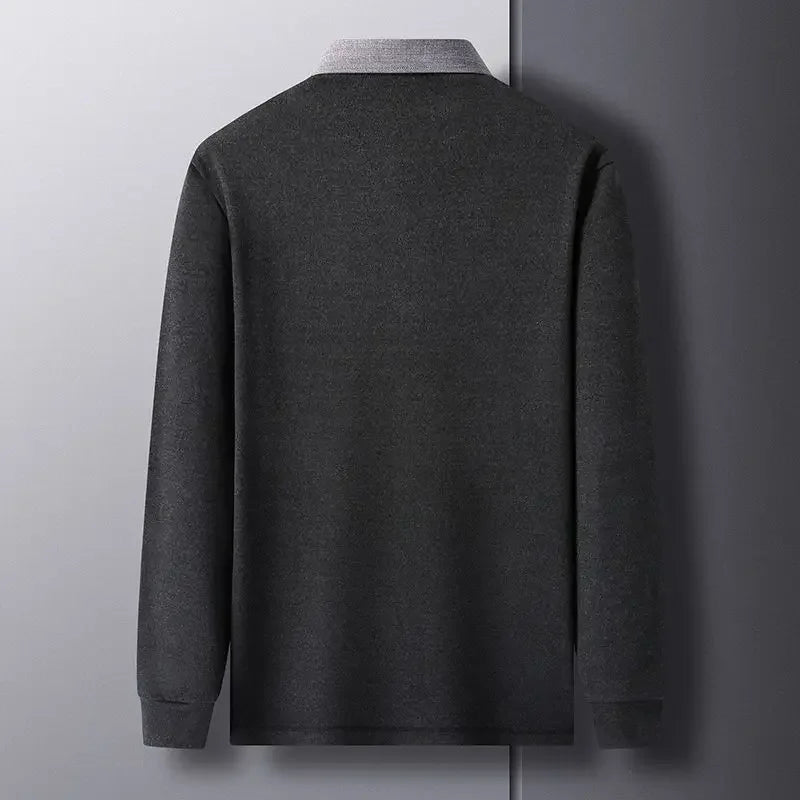 Men’s Two-in-One Cardigan Shirt – Layered Elegance with Everyday Comfort