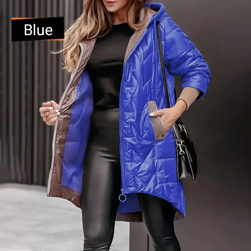 LaBelle™ Coat in Premium Thermal Matelassé with Hood / The Dream Coat for Women Who Can't Give Up Style!