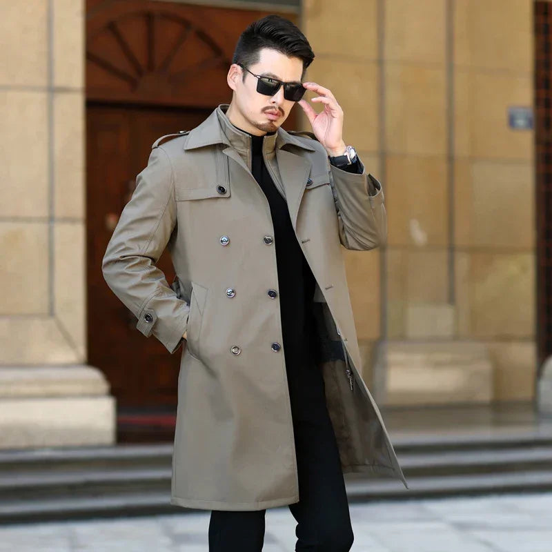 Empire Gentleman™ Coat in Premium Cashmere Blend with Inner Lining / For Men Who Exude Power in Every Step!