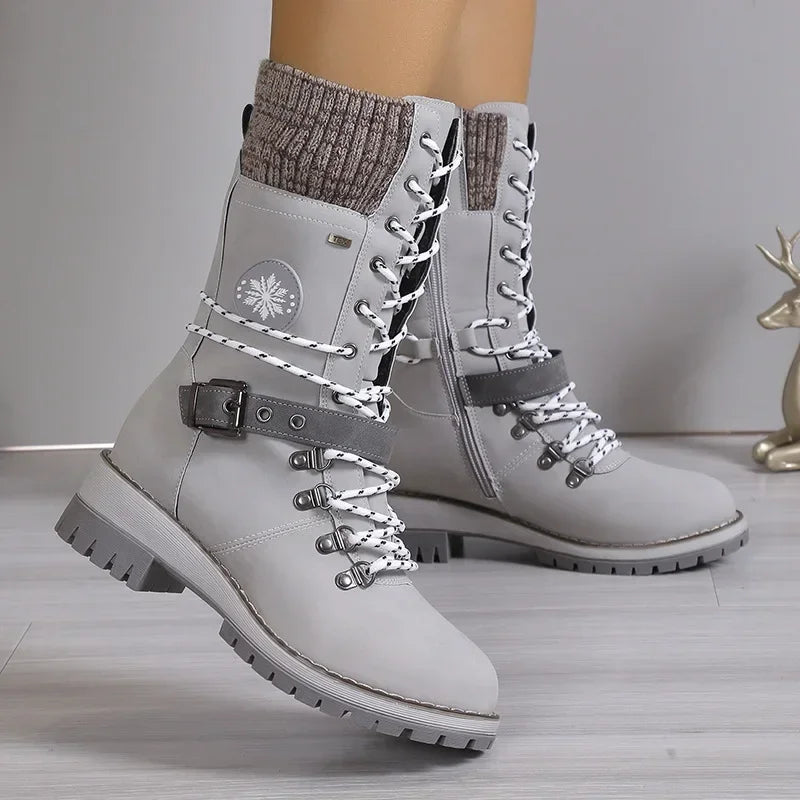 Snowhaven™ Waterproof Boots with Plush Fleece Lining and Anti-Slip Sole / Made for the Cold, Designed for You!