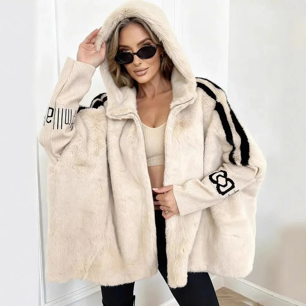 FrostMode™ Ultra Soft Plush Hooded Oversized Jacket / The Perfect Balance of Comfort and Style This Winter!