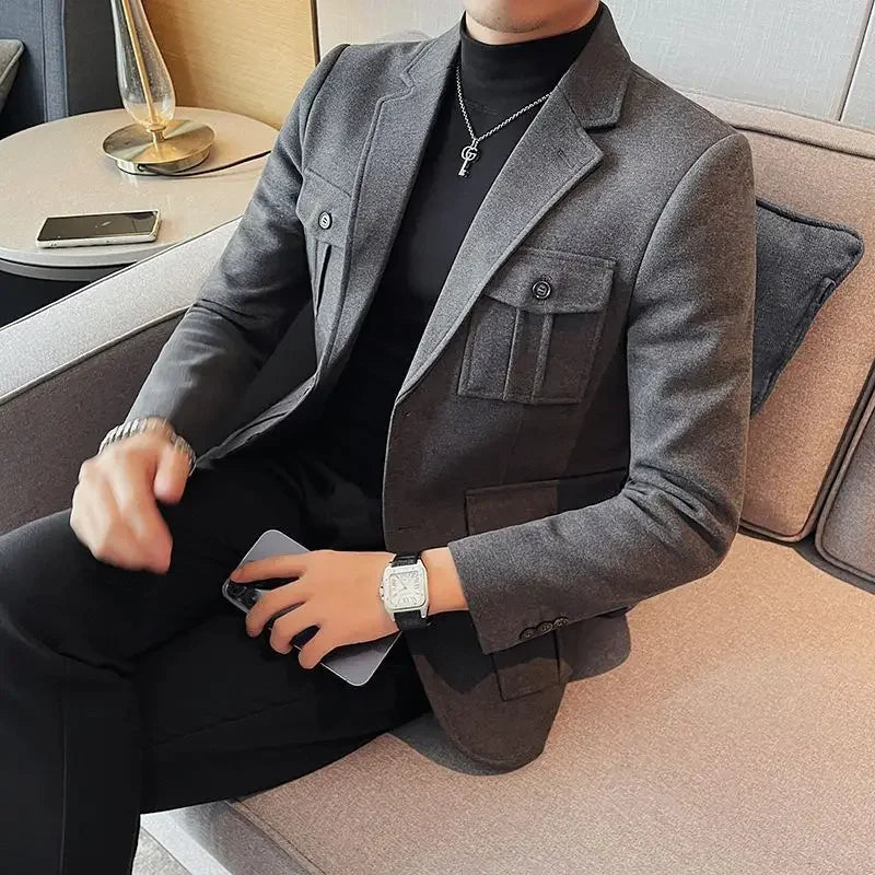 Lauritz™ Casual Blazer with Premium Structured Fabric / The Quiet Luxury of Italian Tailoring!