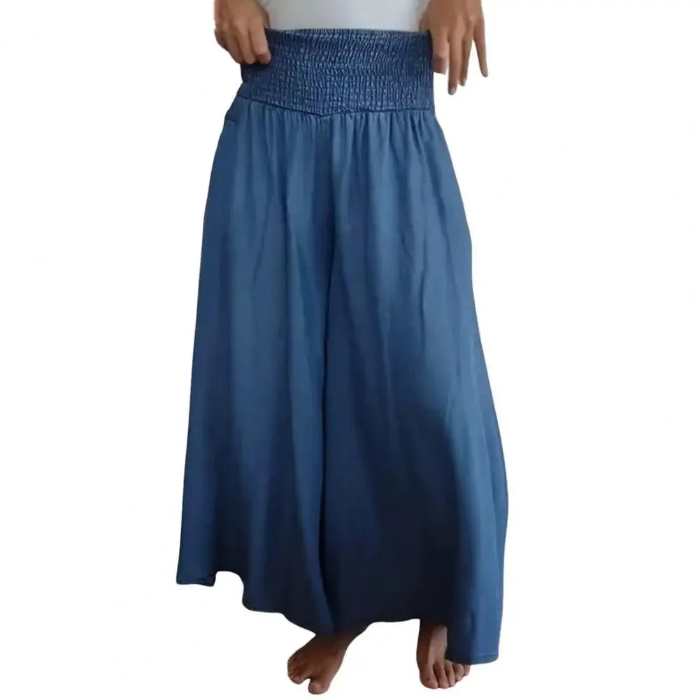 Vanilla™ Skirt-Pants in Cotton Linen with High Shaping Waist / Freedom and Comfort for Your Body, Style that Enhances Every Movement!