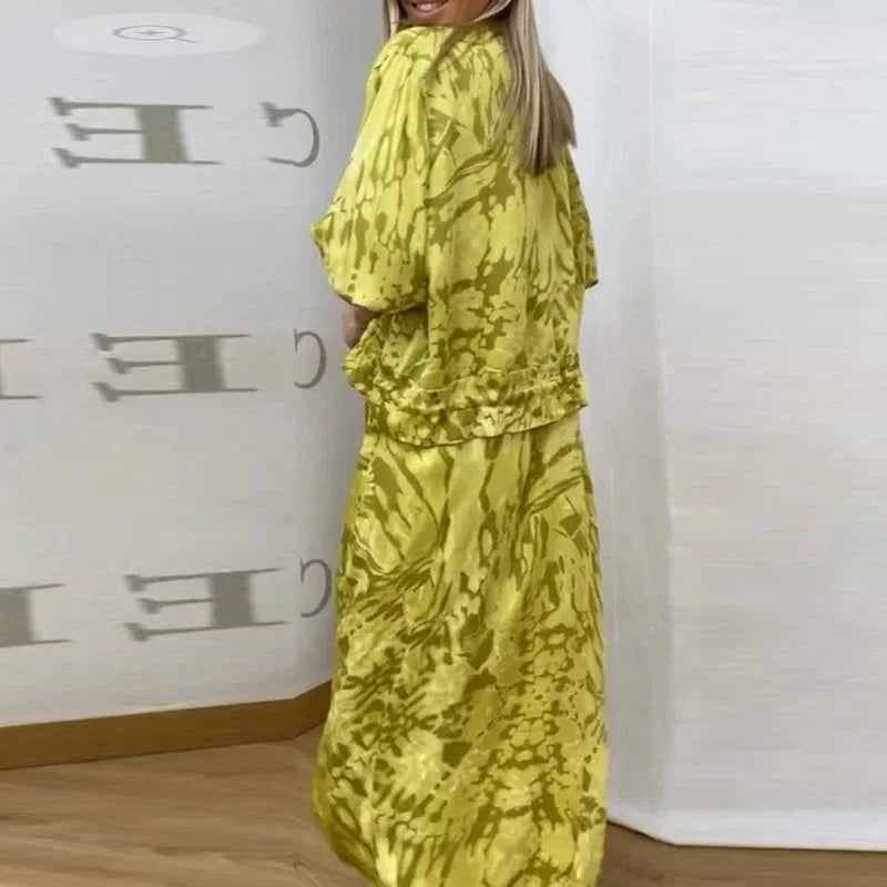 Madison™ Set with Flowing Dress and Kimono Jacket / Effortless Sophistication for Women of Presence!