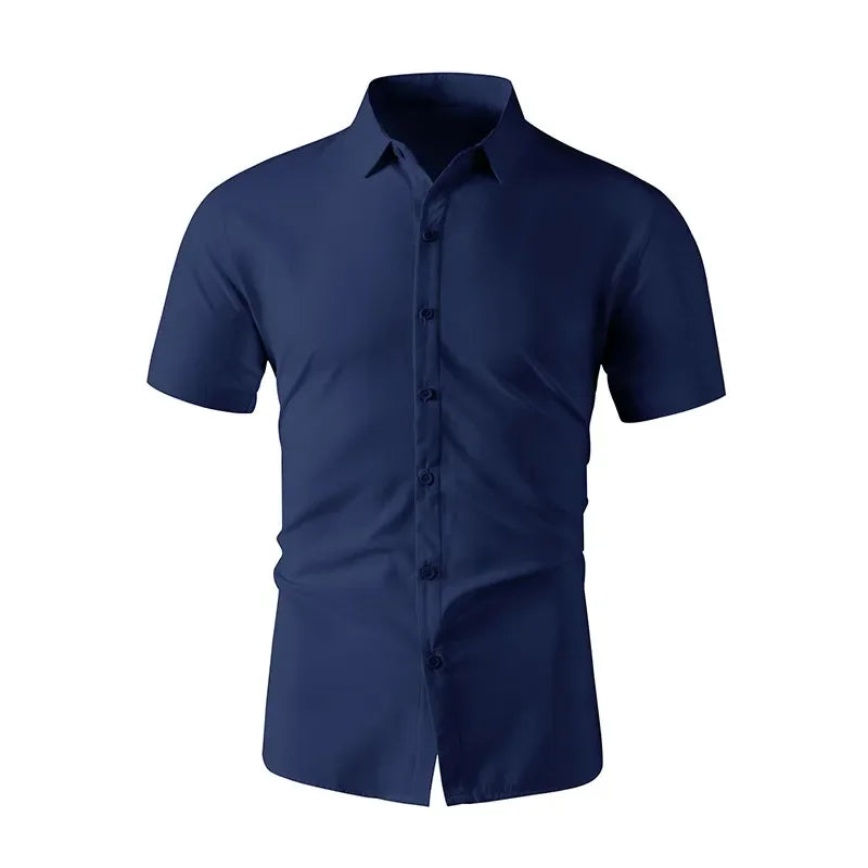 Marco™ Slim Fit Shirt with Classic Collar and Short Sleeves