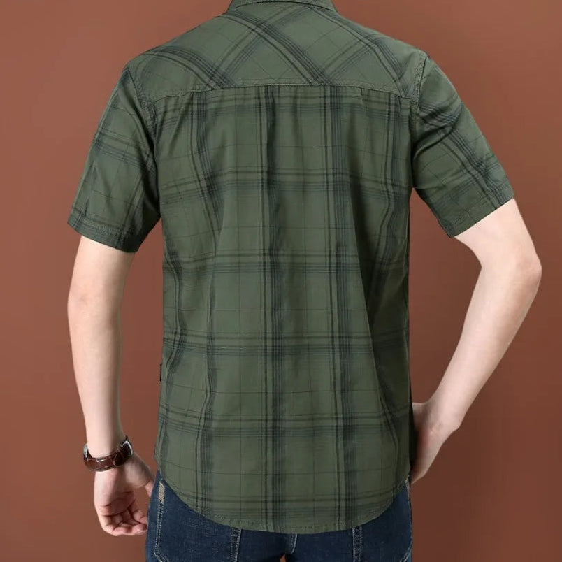 Trailmont™ Plaid Shirt With Front Utility Pockets and Rugged Style