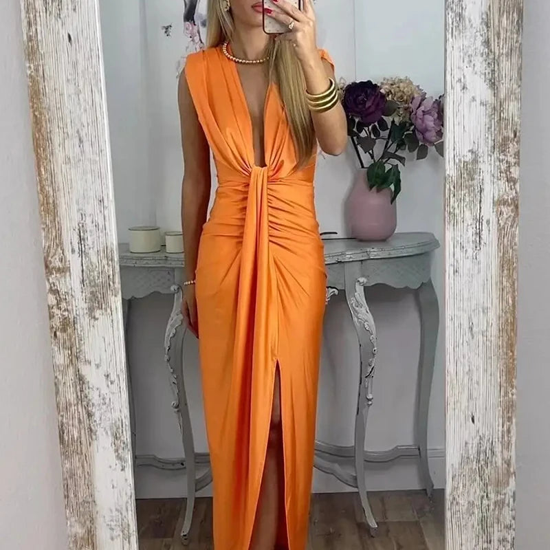 Kaelis™ Dress with Refined Design and Modern Draping