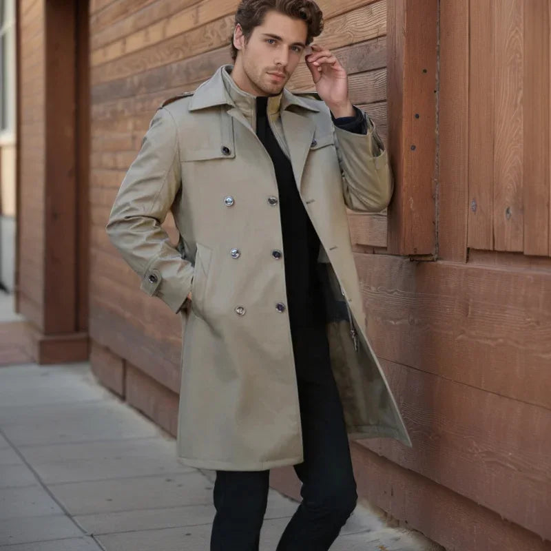 Empire Gentleman™ Coat in Premium Cashmere Blend with Inner Lining / For Men Who Exude Power in Every Step!