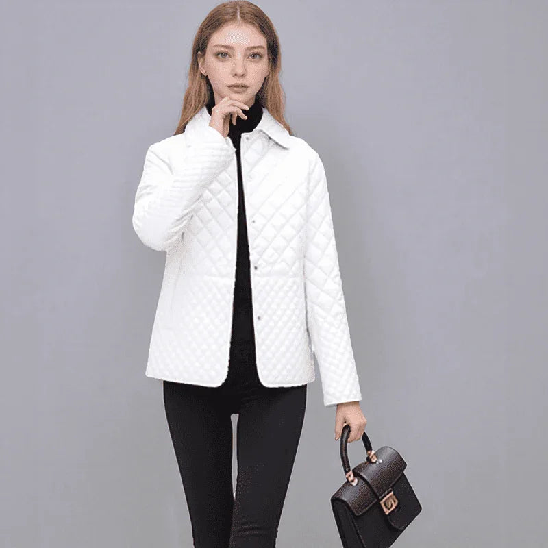 Evoke™ Quilted Jacket with Cotton and Quilted Texture / Sophistication and Lightness for Your Elegant Winter!