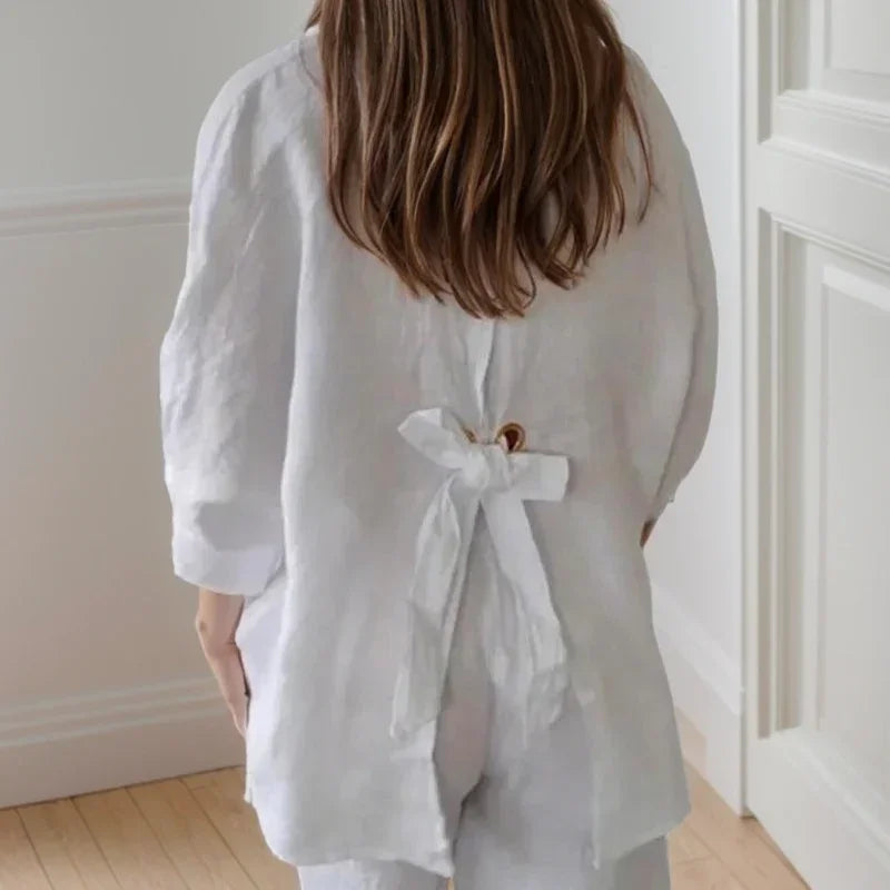 Cassandra™ Cotton-Linen Shirt Deal! 💥 / Loose Fit for a Pleasant Feel in Your Everyday Life!