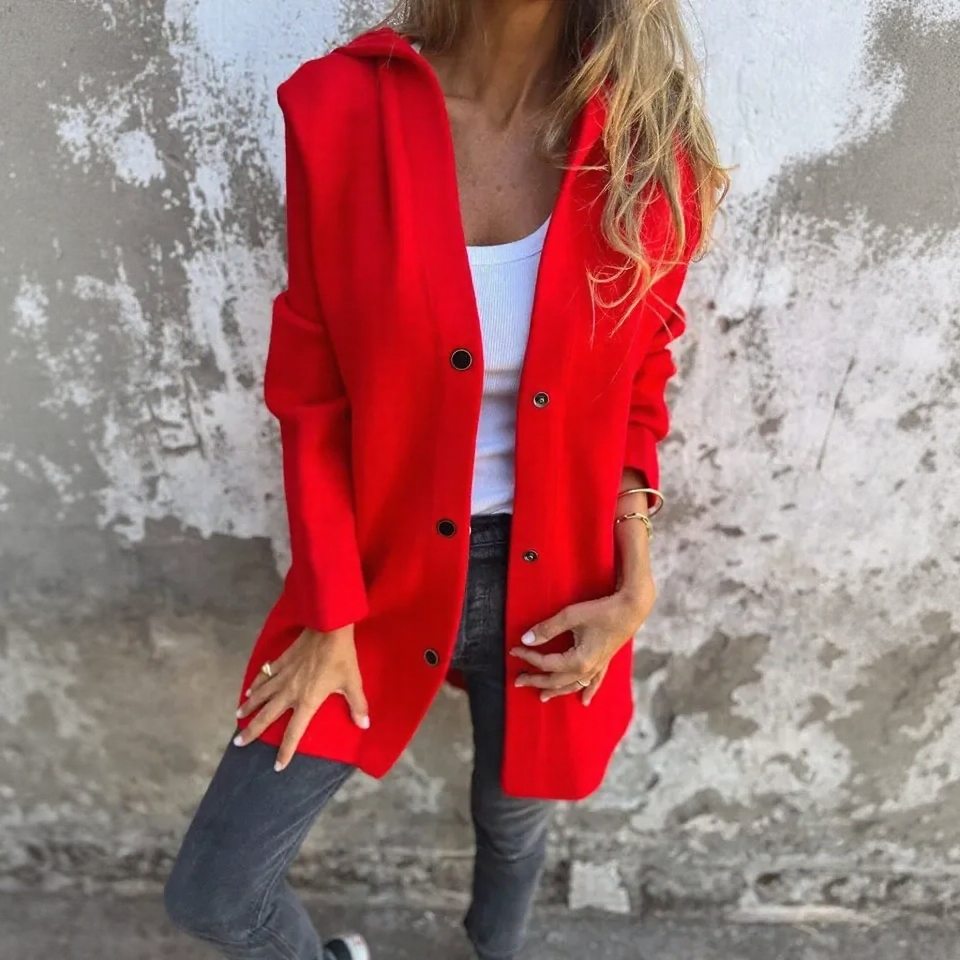 Cityline Charm™ Jacket in Premium Heavyweight Knit with Back Ring Detail / Sophisticated Urban Style That Never Goes Out of Fashion!