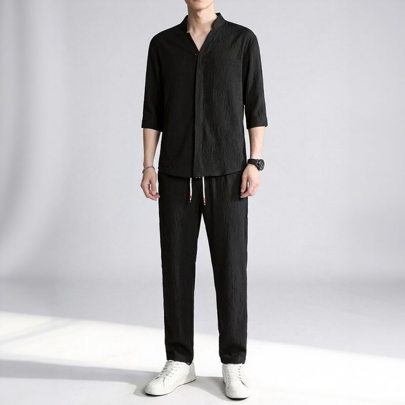 Jonas™ Set with 3/4 Sleeve Shirt and Slash Pocket Pants