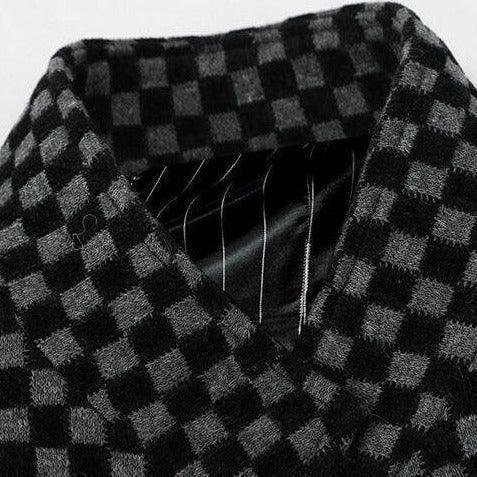 Men’s Blazer-Style Coat – Warm Lined Outerwear for Everyday Elegance and Comfort