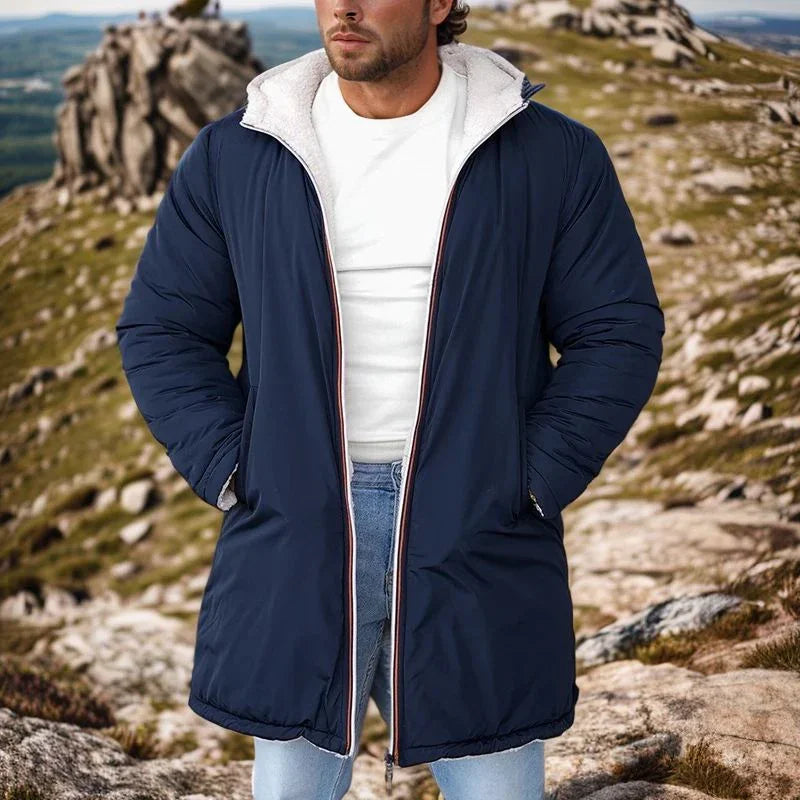 Men’s 2-in-1 Dual-Sided Jacket with Thermal Insulation – Maximum Warmth and Style for Extreme Cold