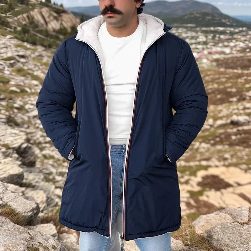 Men’s 2-in-1 Dual-Sided Jacket with Thermal Insulation – Maximum Warmth and Style for Extreme Cold