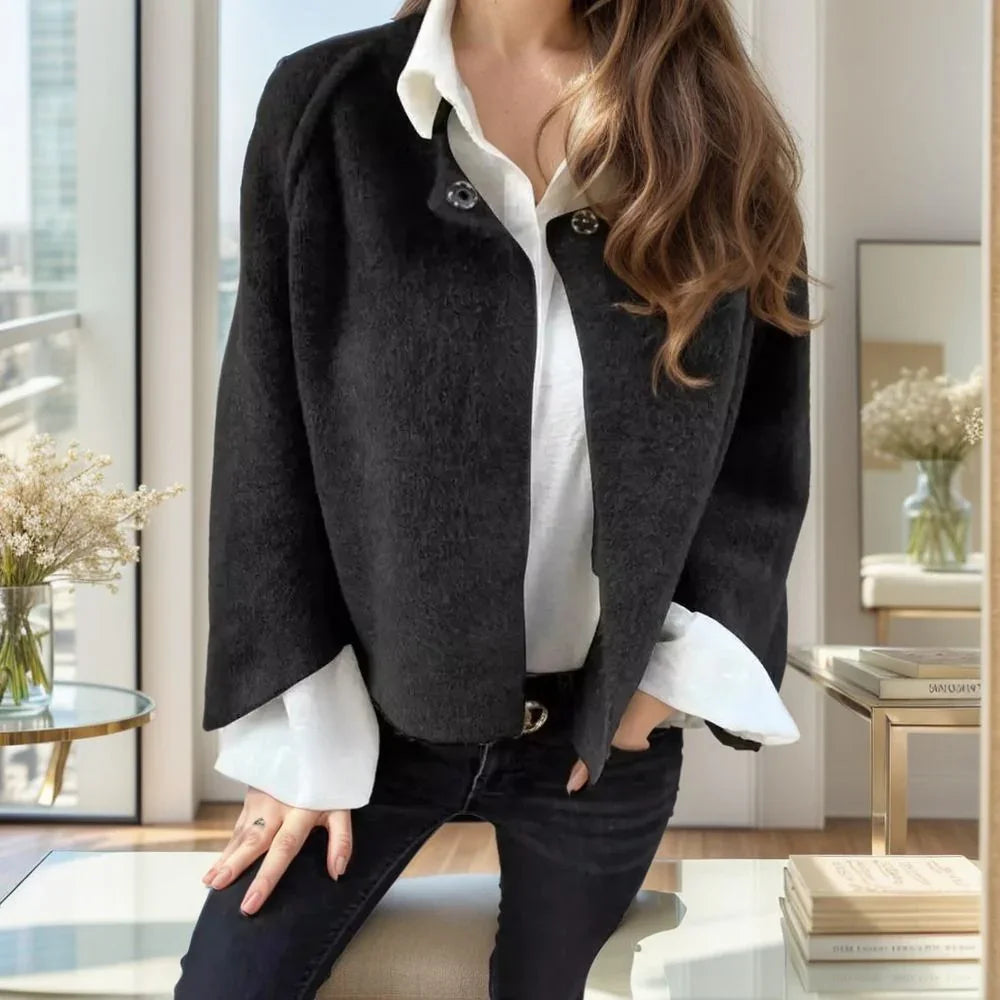 Claire™ Long Coat with Velvety Touch / Comfort and Elegance for Cold Days!