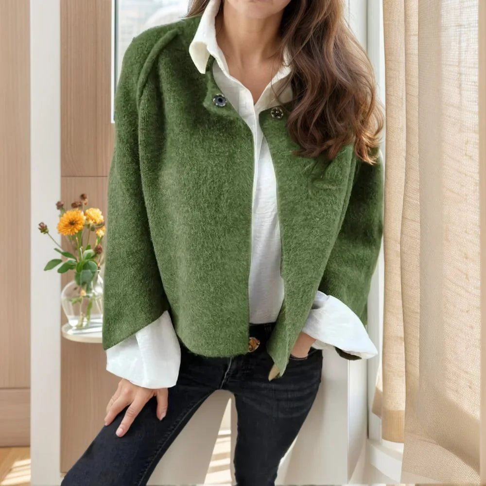 Claire™ Long Coat with Velvety Touch / Comfort and Elegance for Cold Days!