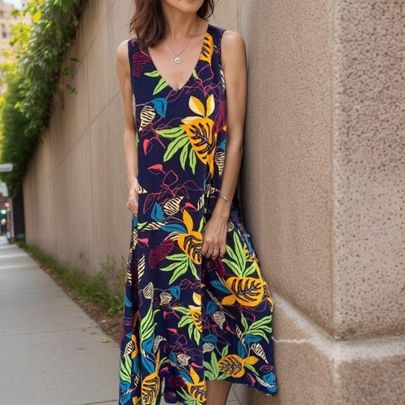 Miami Dress™ with Vibrant Print and Ultra-Light Feel / For Sunny Days, Style and Ultimate Comfort!